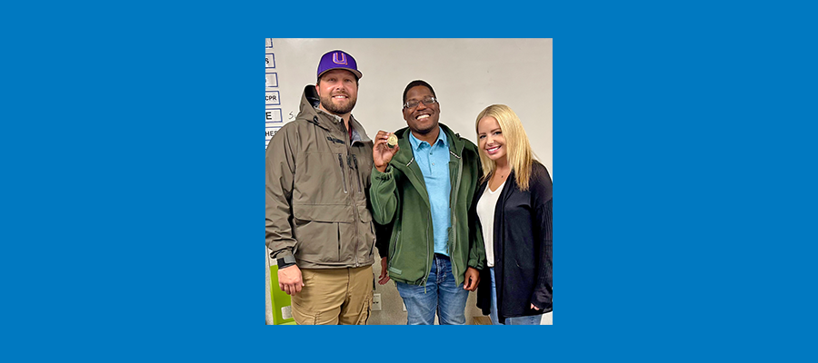 Alex Fields Awarded ACRT Safety Challenge Coin